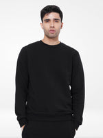 Men's Cotton Sweatshirts in Black Color