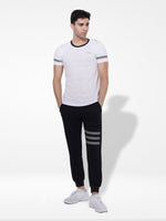 Men's T-Shirt & Trouser Lounge Set White