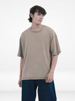 Men’s Drop Shoulder T-Shirt – Classic Solid Short Sleeve Tee, Soft Cotton Blend Comfortable Casual Wear