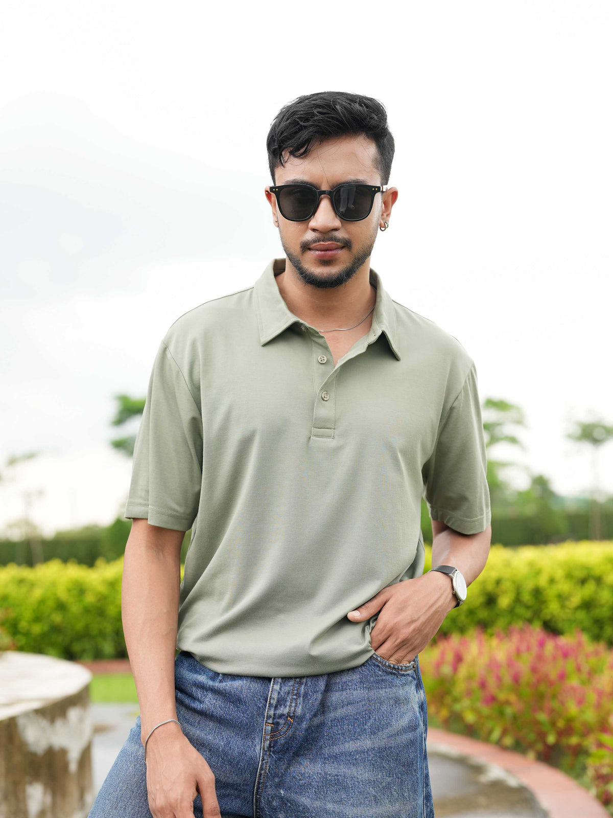 Men’s Regular-Fit Polo Shirt – Classic Short Sleeve Casual Tee | Soft Cotton Collared Shirt for Everyday Wear