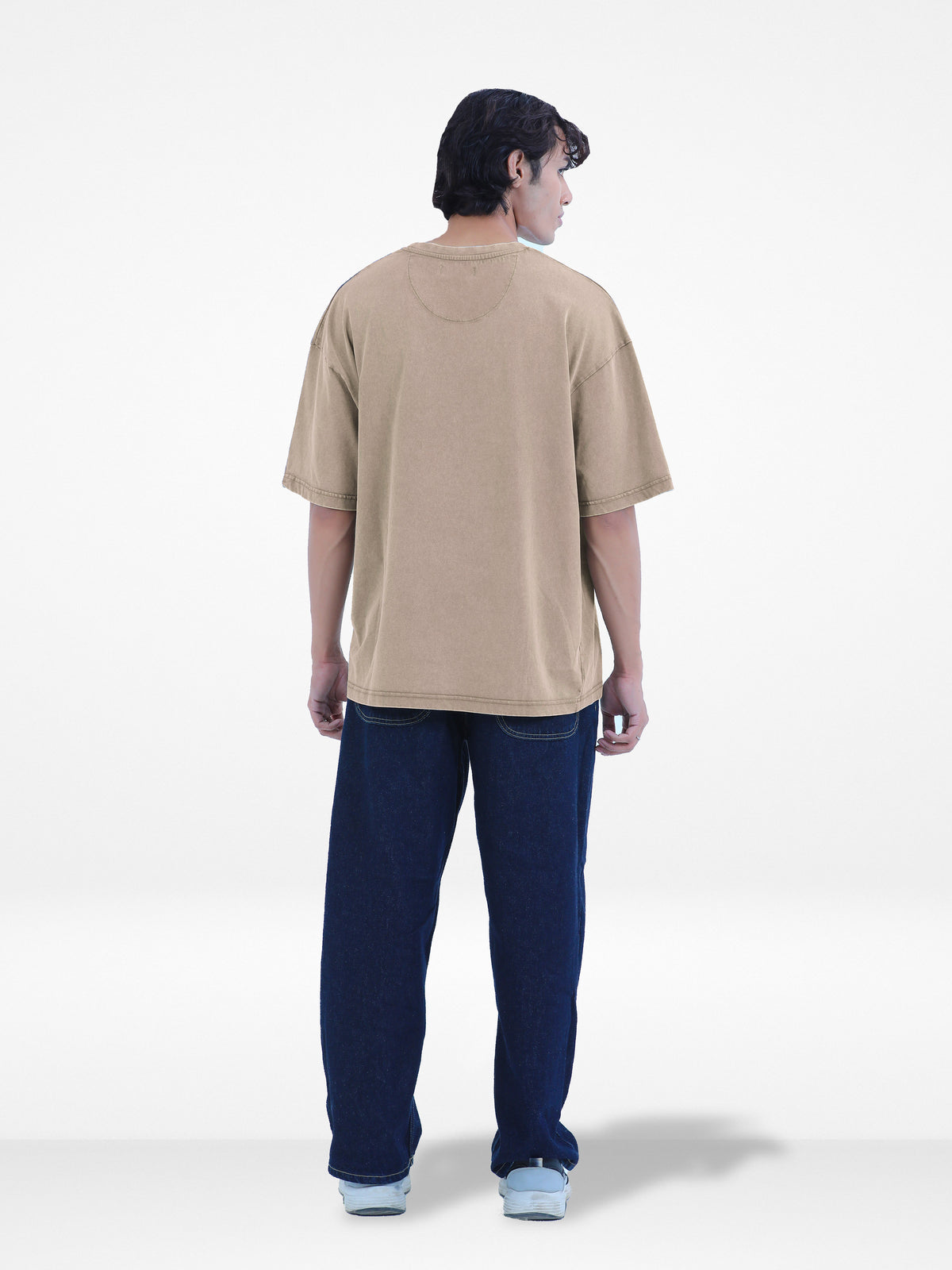 Men’s Drop Shoulder T-Shirt – Classic Solid Short Sleeve Tee, Soft Cotton Blend Comfortable Casual Wear