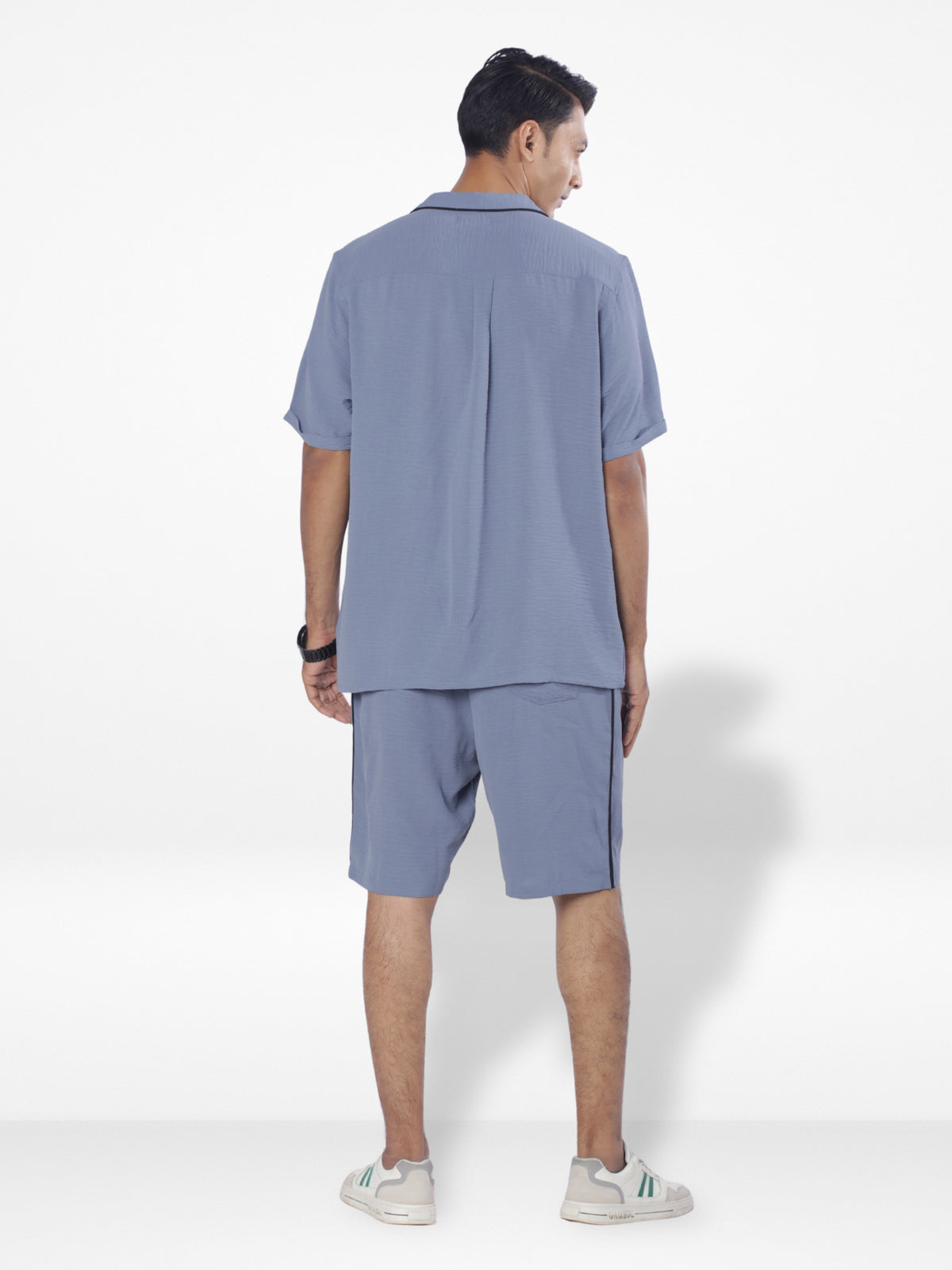 Men's Casual Short Sleeve Button Down Shirt & Short Pant Set