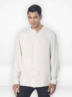 Men's Relaxed-Fit full-Sleeve Casual Shirt | BEIGE