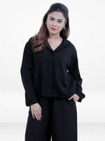 Women Button Down Hoodie – Long Sleeve Pullover Fall Winter Jacket, Casual Warm Outerwear for Everyday Wear