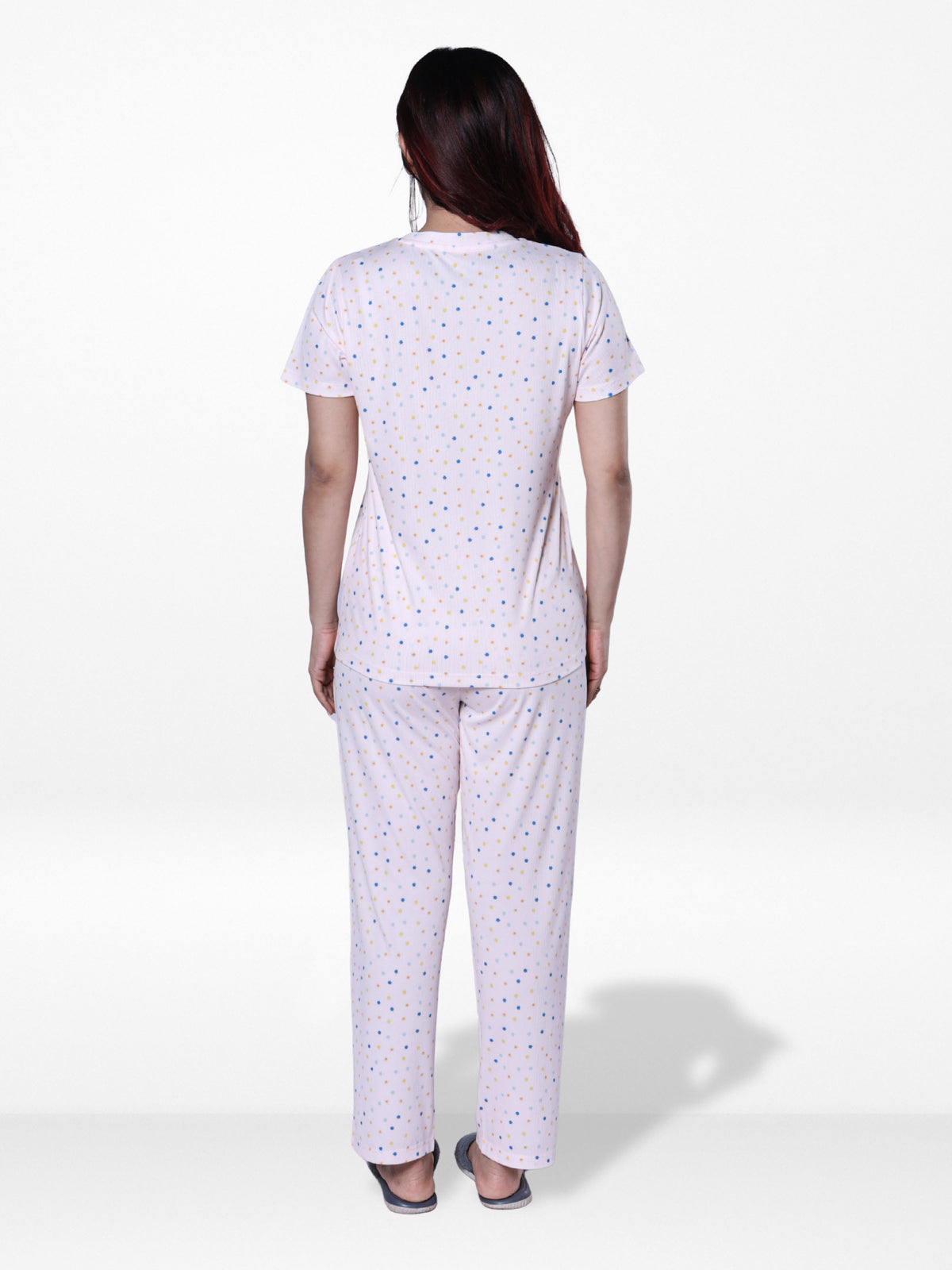 Women’s 2 PieceAll Over Printed Loungewear Set – Short Sleeve Top & Pants | Casual Lounge Outfit, Soft Pajama Set, Summer Sleepwear for Women