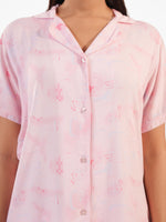 Women's All Over Printed PJ Set – 2 Piece Sleepwear Set | Soft Breathable Nightwear for Women