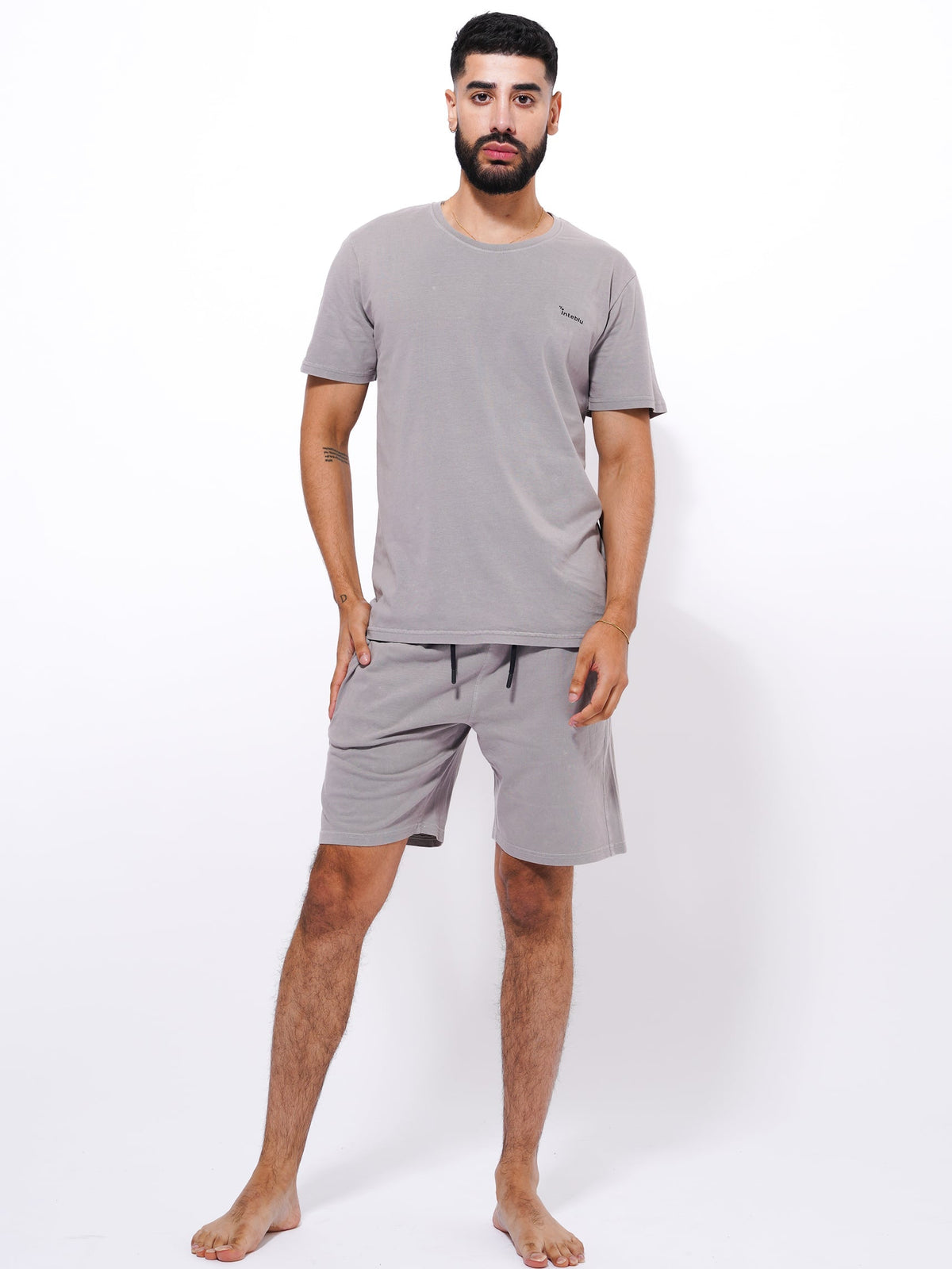 Men's T-Shirt & Shorts Lounge Set Celestial Blue