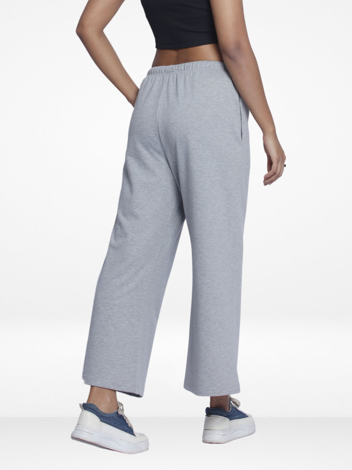 Women Wide Leg Flowy Palazzo Pants Loose fit Casual Lounge Trousers