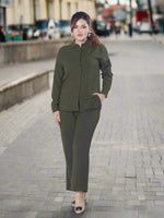 Couple Co-ord Set| Long Pant| Olive