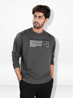 Men’s Graphic Crew Neck Sweatshirt – Soft Cotton Blend Long Sleeve Pullover | Casual Everyday Comfort Wear