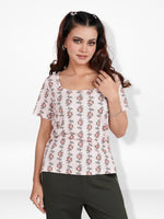 Women’s Regular Fit Crew Neck Tee Shirt – Short Sleeve All Over Print T-Shirt | Soft & Comfortable