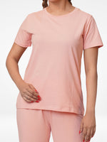 Women Short Sleeve Cotton Loungewear Set