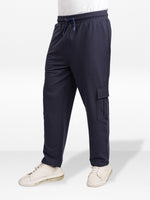 Men’s Cargo Jogger Pants – Straight Fit with Drawstring Waist | Casual Lounge Trousers with Modern Panel Detail
