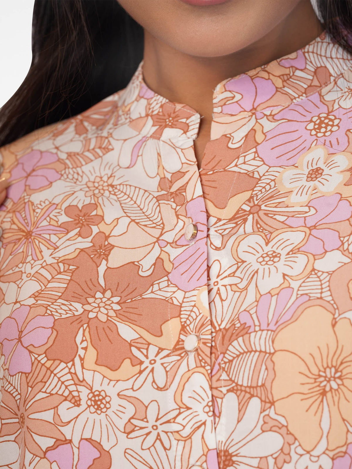 Women Floral Print AOP Co-Ord Set with Luxury Details