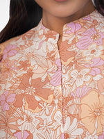 Women Floral Print AOP Co-Ord Set with Luxury Details