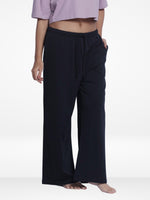 Women Wide Leg Flowy Palazzo Pants Loose fit Casual Lounge Trousers