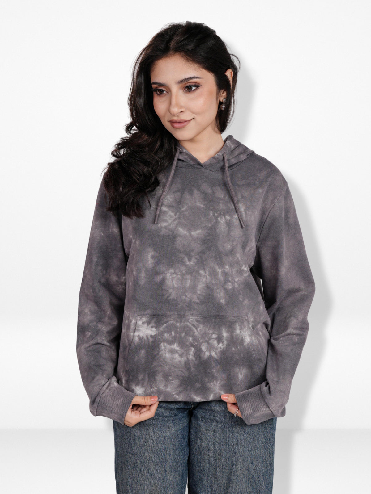 Women’s Tie-DyeLong Sleeve Hoodie – Timeless Comfort, Modern Style | Soft Cotton-Blend Pullover