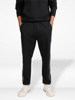 Men’s Straight Fit Joggers – Drawstring Waist Trousers | Casual Lounge Pants with Panel Design,