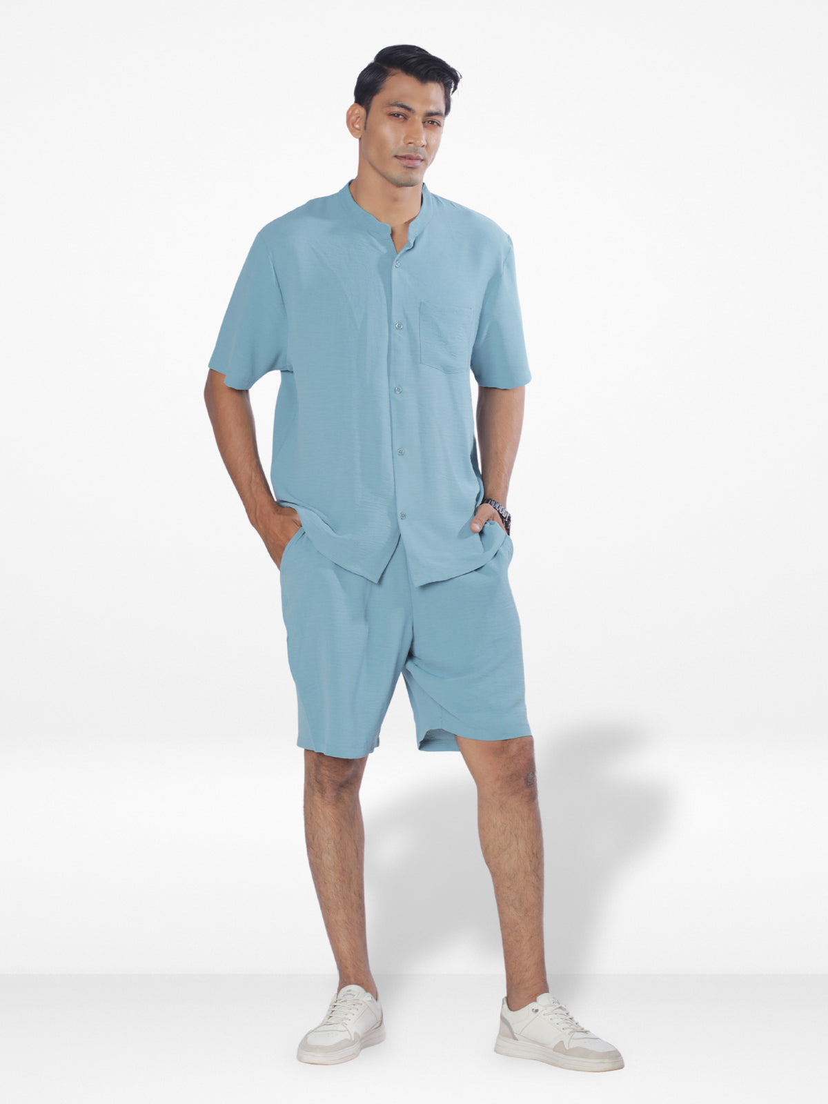 Couple Co-ord Set| Short Pant| Pop Green- Inteblu™