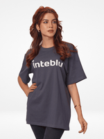 Women Graphics Logo Print T-shirt with Short Sleeves and Round Neck