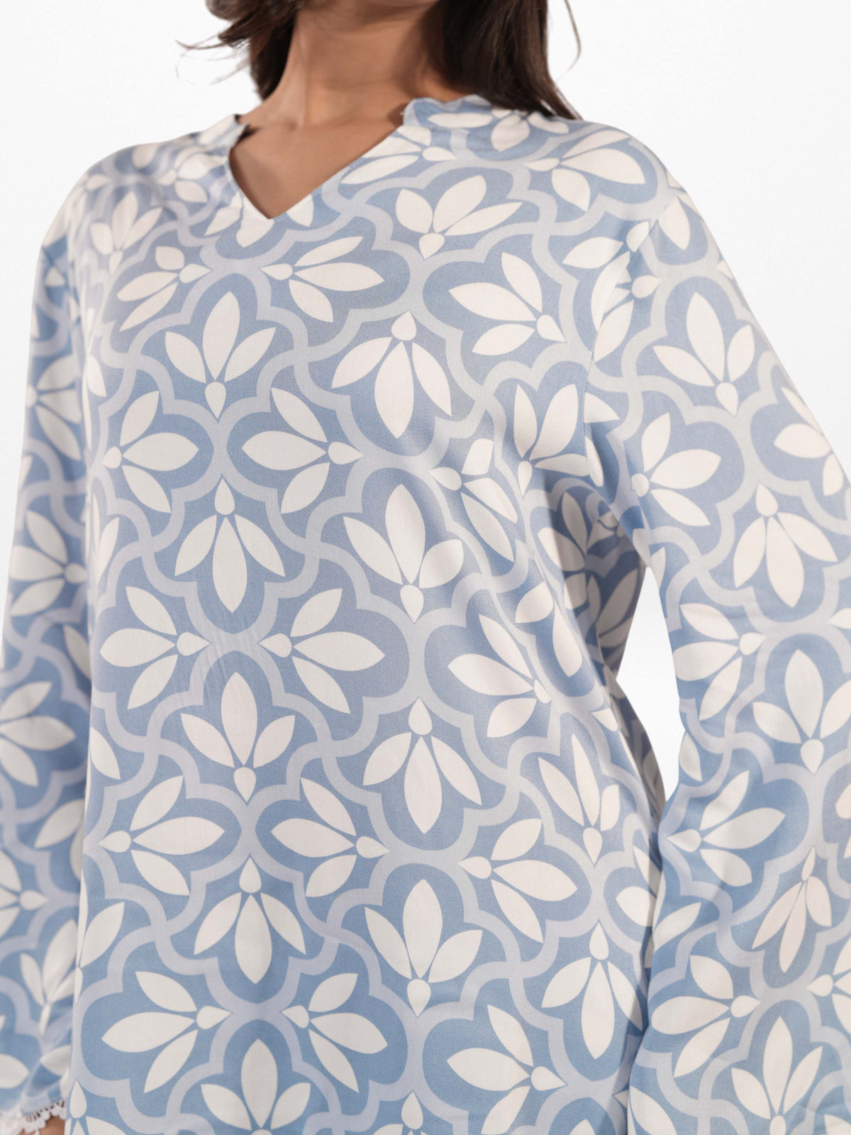 Women’s Floral Printed Co-Ord Set – Trendy 2 Piece Matching Top & Bottom Outfit