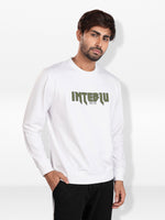 Men’s inteblu Graphic Crew Neck Sweatshirt –Long Sleeve | Casual Everyday Comfort Wear