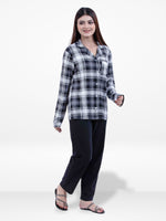 Women’s Classic Button-Down Pajama Set – Soft Yummy Fabric Sleepwear | Long Sleeve Notch Collar Top & Full-Length Pants | Cozy Loungewear for Night & Home