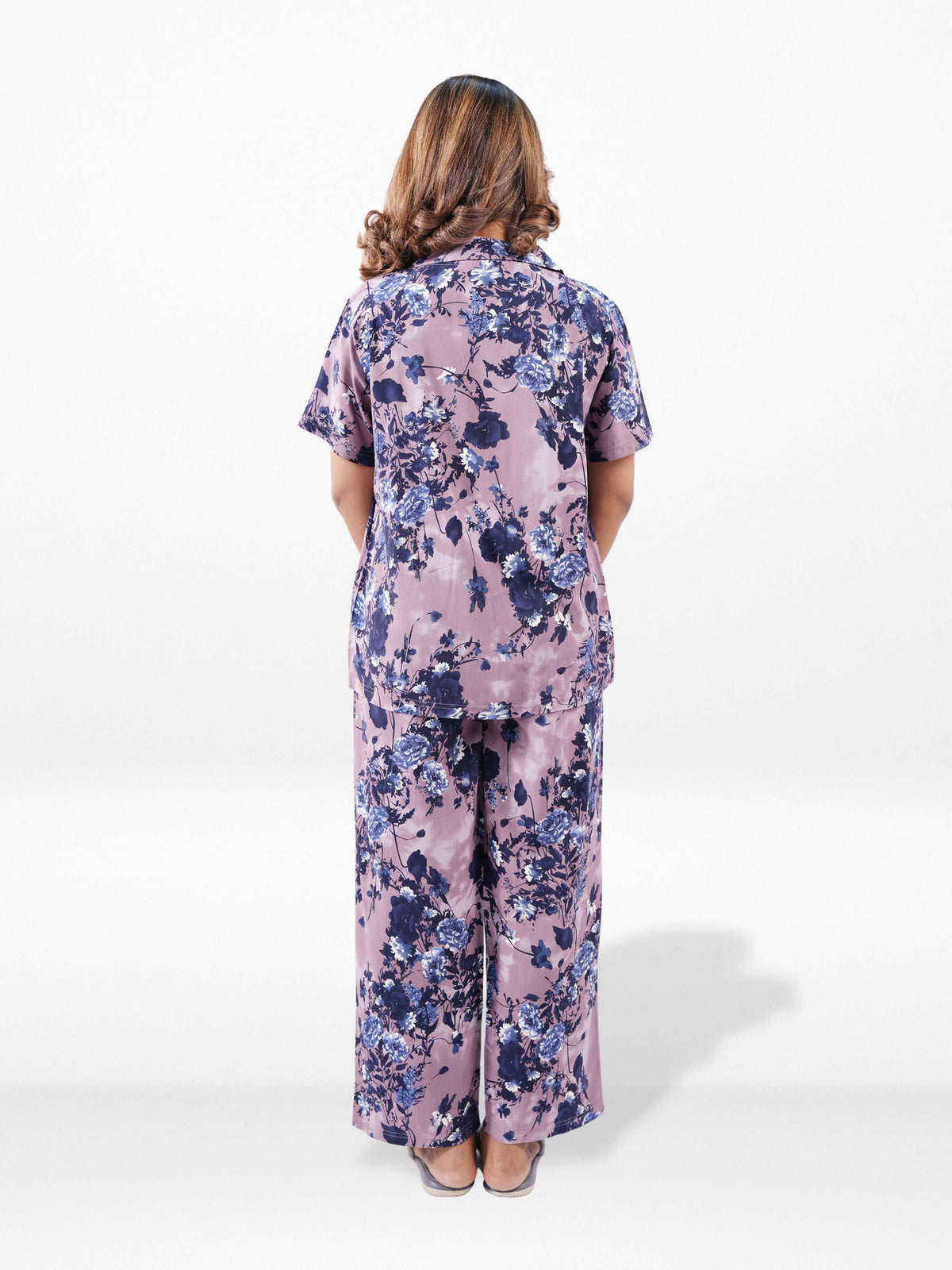 Women’s Short SleeveSleepwear Set – Notch Collar 2 Piece Pajama Outfit | Comfy Nightwear, Soft Summer Lounge Set for Women