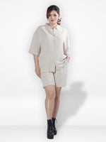 Couple Co-ord Set| Short Pant| Beige