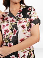 Women's All Over Printed PJ Set – 2 Piece Sleepwear Set | Soft Breathable Nightwear for Women