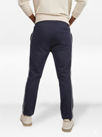 Men’s Straight Fit Joggers – Drawstring Waist Trousers | Casual Lounge Pants with Panel Design,