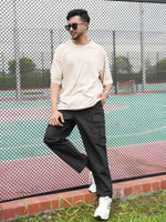 Men’s Drop Shoulder T-Shirt – Classic Solid Short Sleeve Tee, Soft Cotton Blend Comfortable Casual Wear