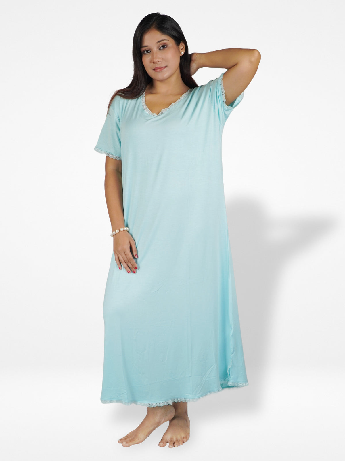 Women's Lace Nightgown Sleepwear Nighty.