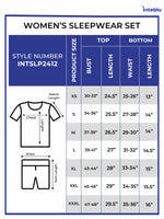 Women's Satin Notch collar Short Sleepwear Set |Satin Fabric