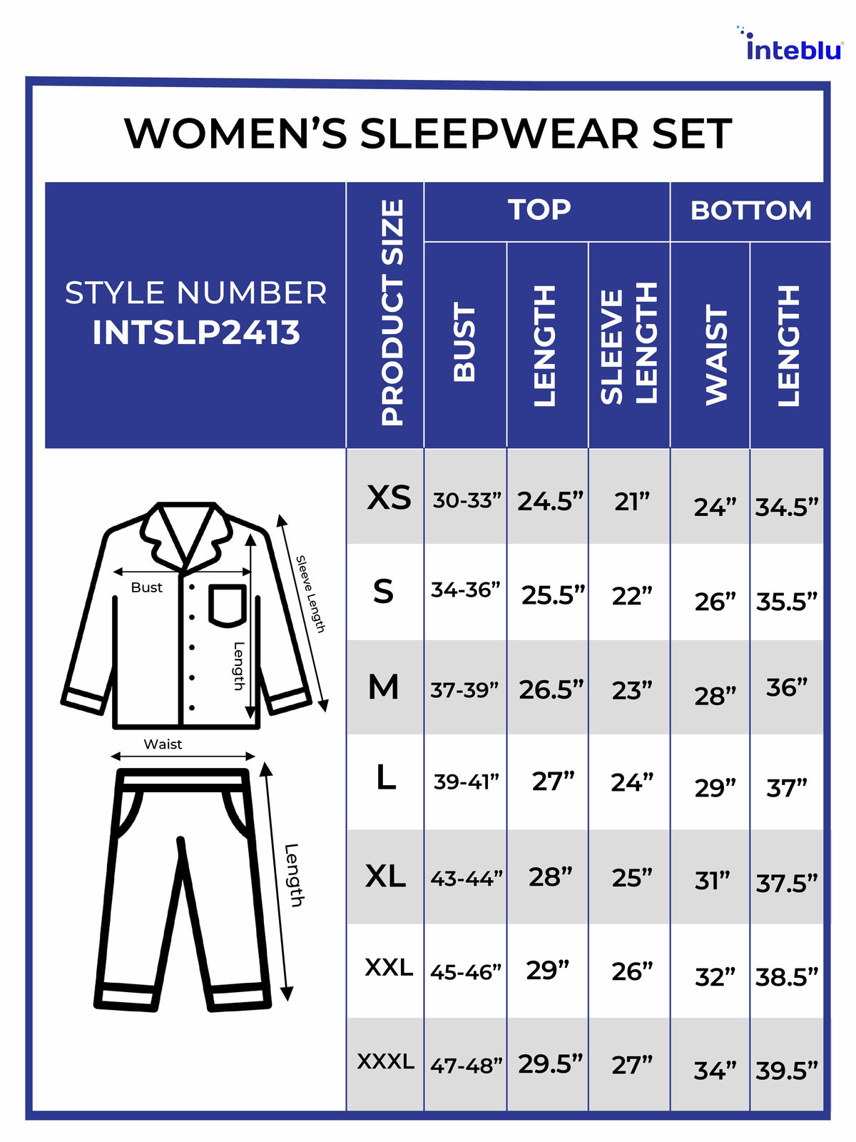 Satin Pajama Set for Women - Contrast Piping, Notch Collar, Button Down, Long Sleeve & Long Pant