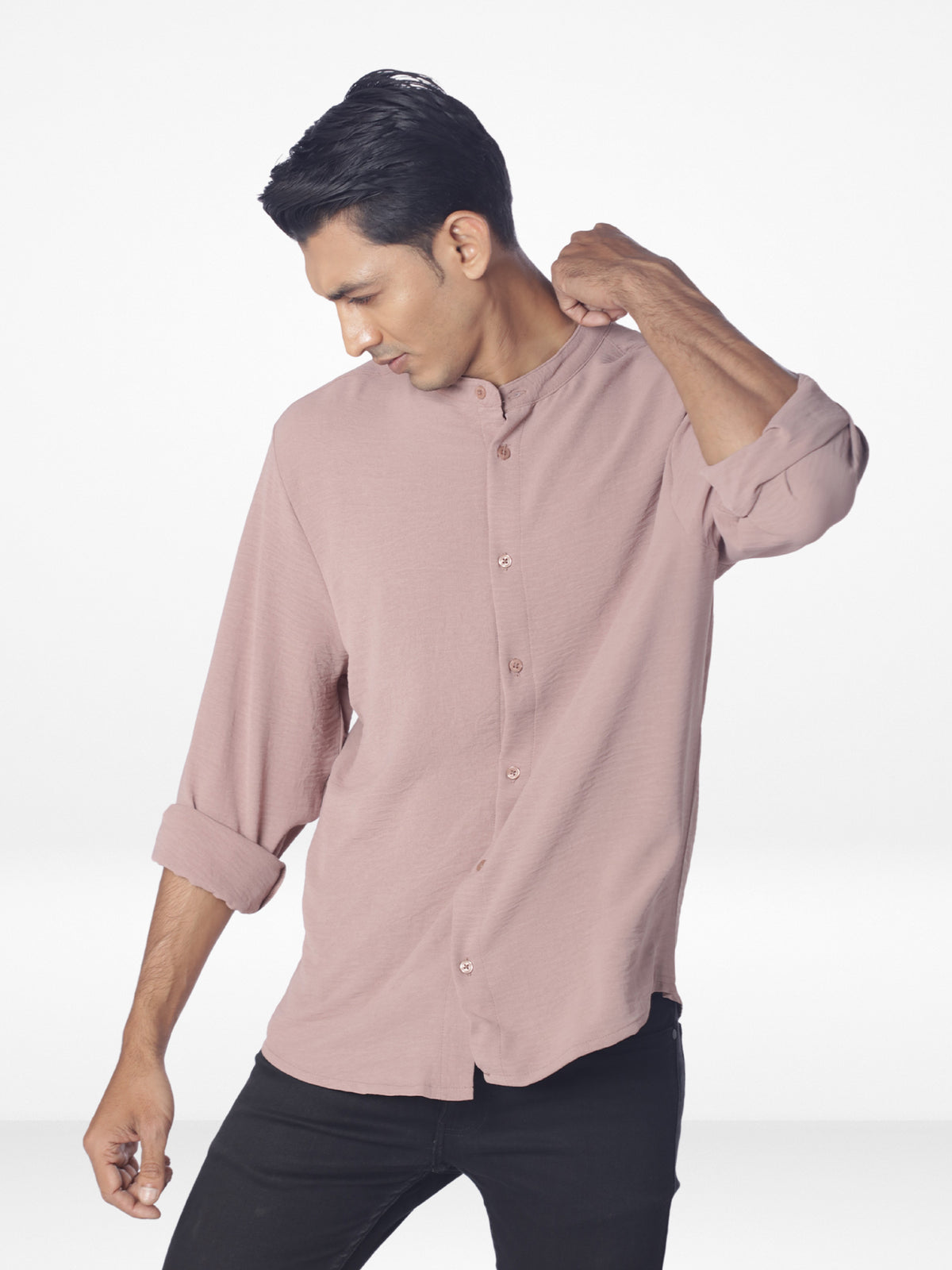 Men's Relaxed-Fit full-Sleeve Casual Shirt | COPPER