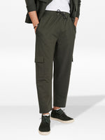 Men’s Cargo Jogger Pants – Straight Fit with Drawstring Waist | Casual Lounge Trousers with Modern Panel Detail