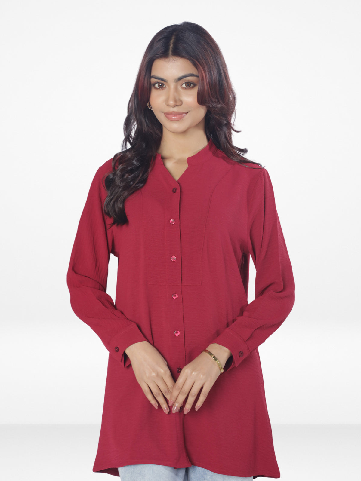 Women Red color top