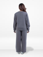 Women’s Fleece Winter Warm Sweatshirt & Jogger Set – Soft Brushed Fleece 2-Piece Set, Cozy Long Sleeve Top & Pants