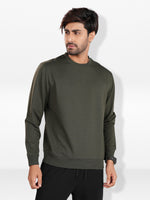 Men’sSolid Crew Neck Sweatshirt – Long Sleeve | Casual Everyday Comfort Wear