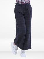 Women’s Cozy Open Leg Palazzo Sweatpants – Soft Relaxed Fit Lounge Pants with Drawstring Waist & Side Pockets |Black