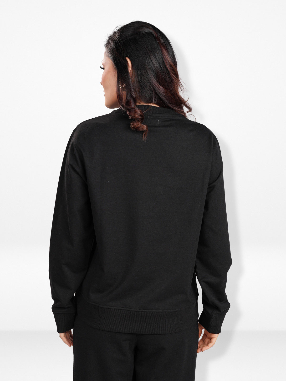 Women’s Long Sleeve Solid Sweatshirt – Casual Comfortable Pullover | Simple Everyday Style Top