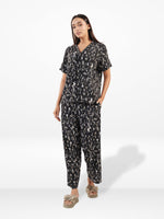 Women's All Over Printed PJ Set – 2 Piece Sleepwear Set | Soft Breathable Nightwear for Women