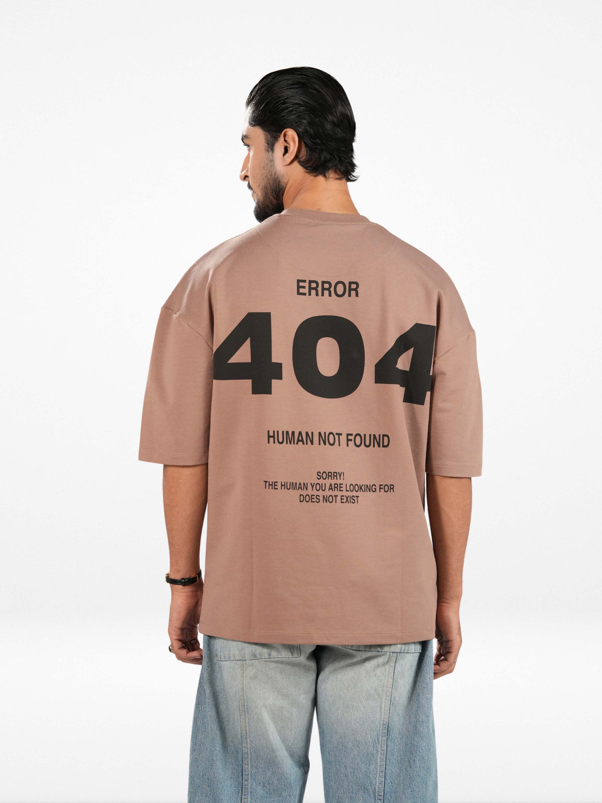 Men’s Oversized Drop Shoulder Graphic T-Shirt – Short Sleeve Crew Neck Tee | Casual Streetwear Top with Front & Back Print