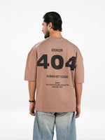 Men’s Oversized Drop Shoulder Graphic T-Shirt – Short Sleeve Crew Neck Tee | Casual Streetwear Top with Front & Back Print
