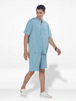 Men's Short Sleeve Shirt & Short Pant Set | POP GREEN
