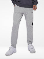 Men Grey Mélange Slim Fit Terry Joggers