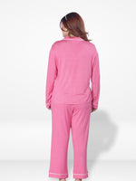 Women Printed Night Suit Set of Shirt & Pyjama, Night wear Dress | Long Sleeve