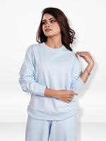 Women’s Long Sleeve Solid Sweatshirt – Casual Comfortable Pullover | Simple Everyday Style Top