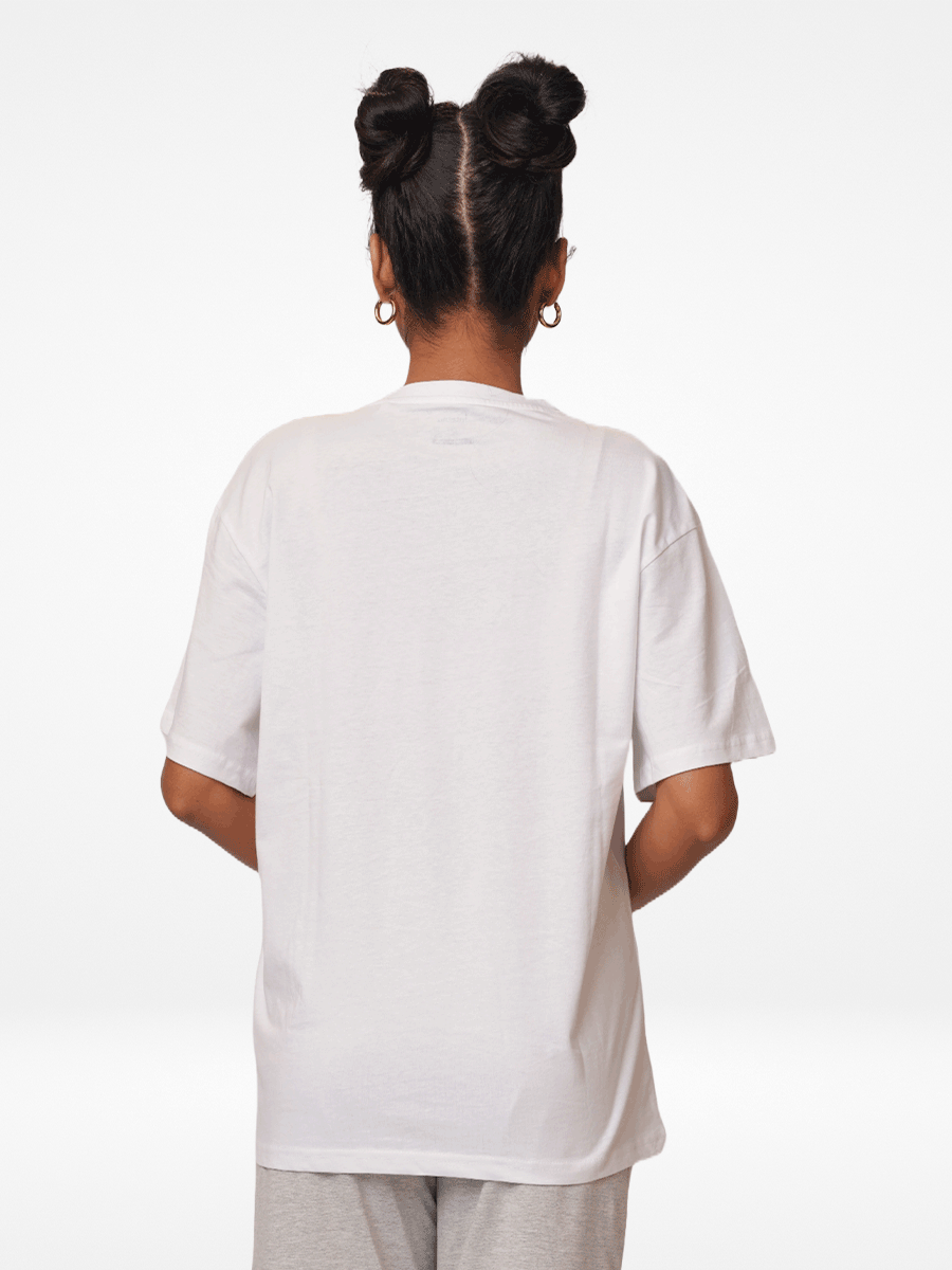 Women Graphics Logo Print Cotton T-shirt